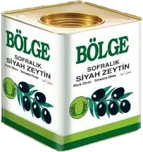 Bölge Sofralık Siyah Zeytin 10 Kg teneke