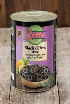 Lemis Dilimli Siyah Zeytin 4100 g