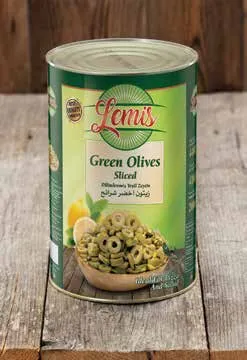 Lemis Dilimli Yeşil Zeytin 4100 g