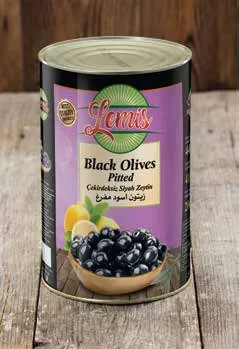 Lemis Çekirdeksiz Siyah Zeytin 4100 g