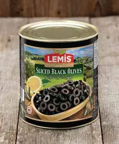 Lemis Dilimli Siyah Zeytin 2800 g